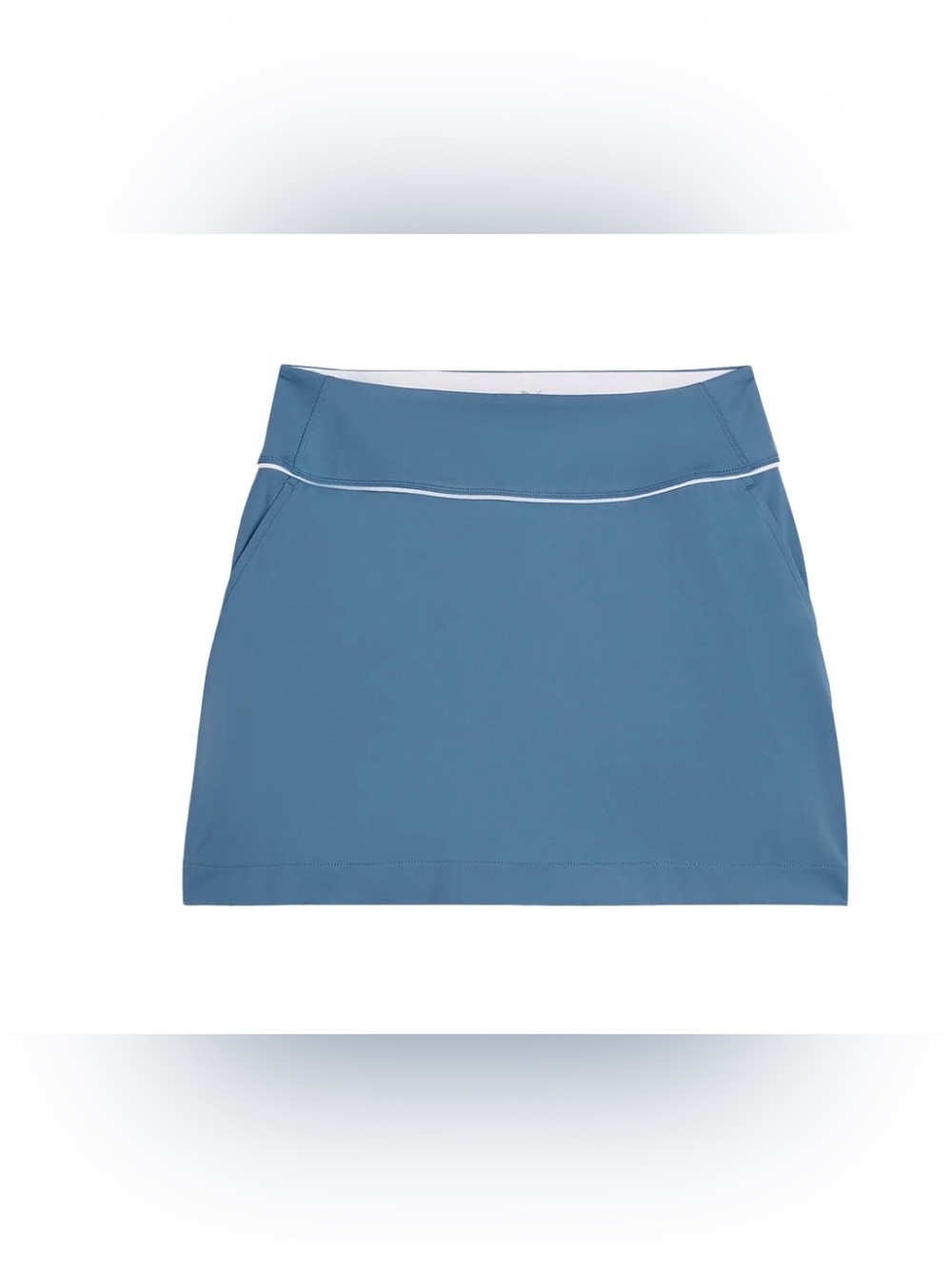Puma Blue Mini Skirt with White Piping